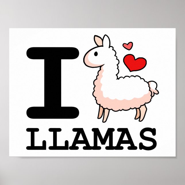 Affiches I Llama Llamas (Devant)