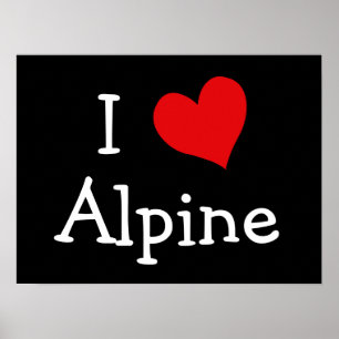 Affiches I Love Alpine