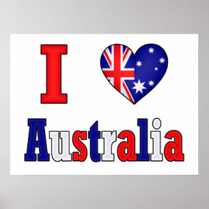 Affiches I Love Australia