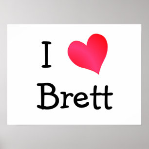 Affiches I Love Brett