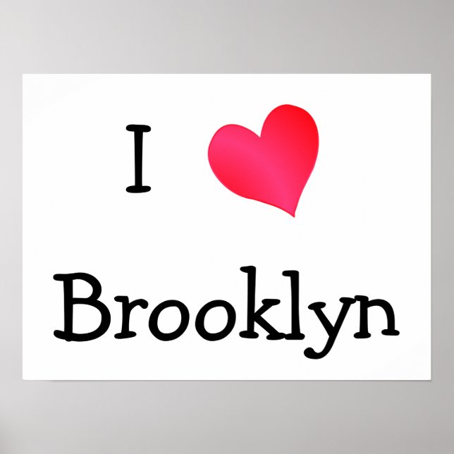 Affiches I Love Brooklyn (Devant)