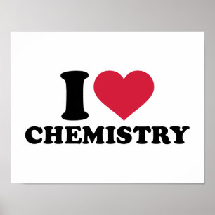 Affiches I love chemistry