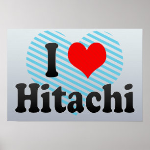 Affiches I Love Hitachi, Japon