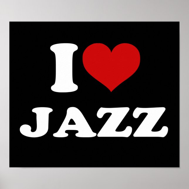 Affiches I Love jazz (Devant)