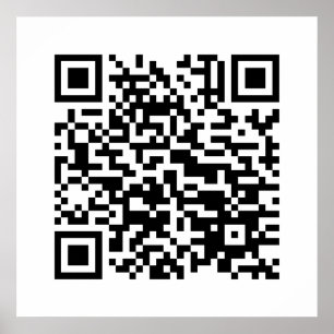 Affiches I Love Laos (Khoy Huk Lao) Drapeau QR Code Geek