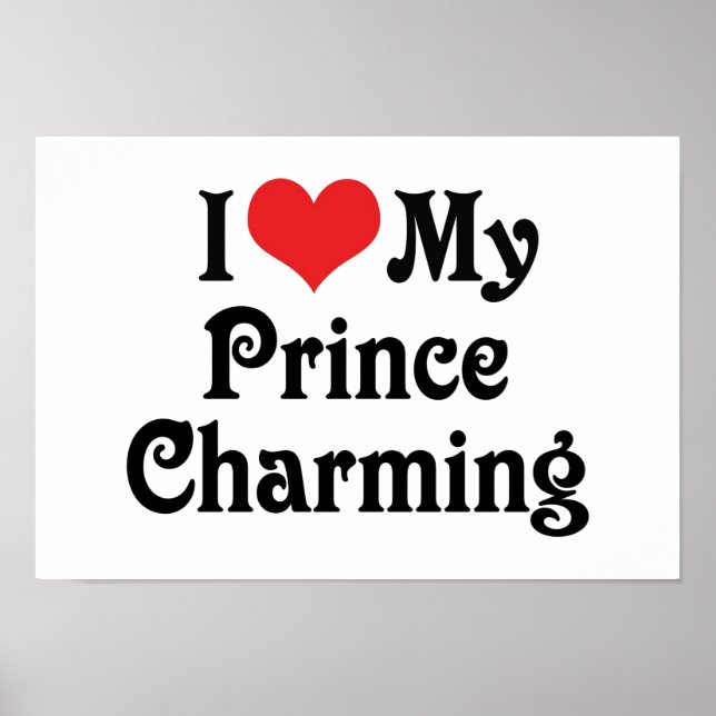 Affiches I Love My Prince Charming (Devant)