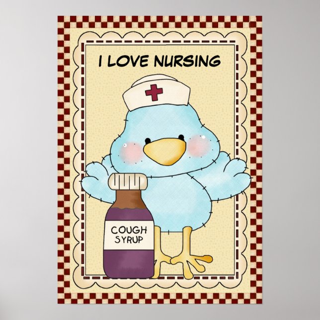 Affiches I Love Nursing (Devant)