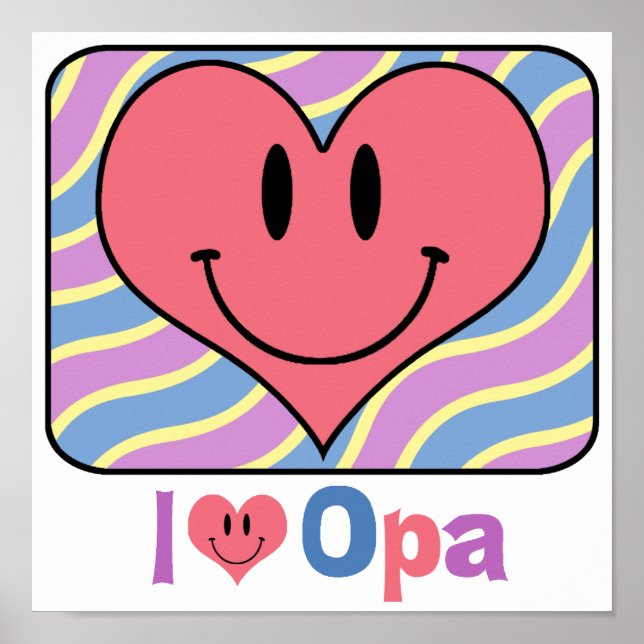 Affiches I Love Opa (Devant)