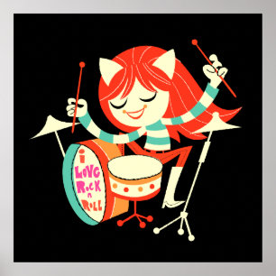 Affiches I Love Rock 'n' Roll