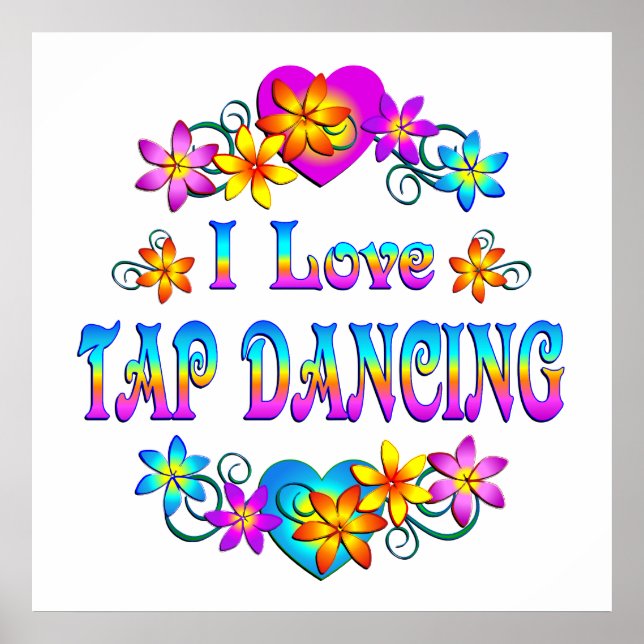 Affiches I Love Tap Dancing (Devant)
