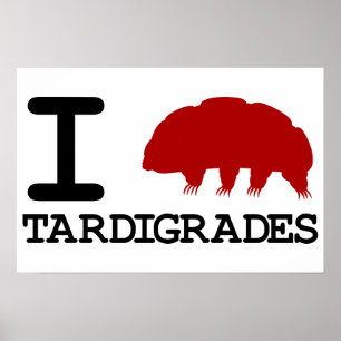Affiches I Love Tardigrades