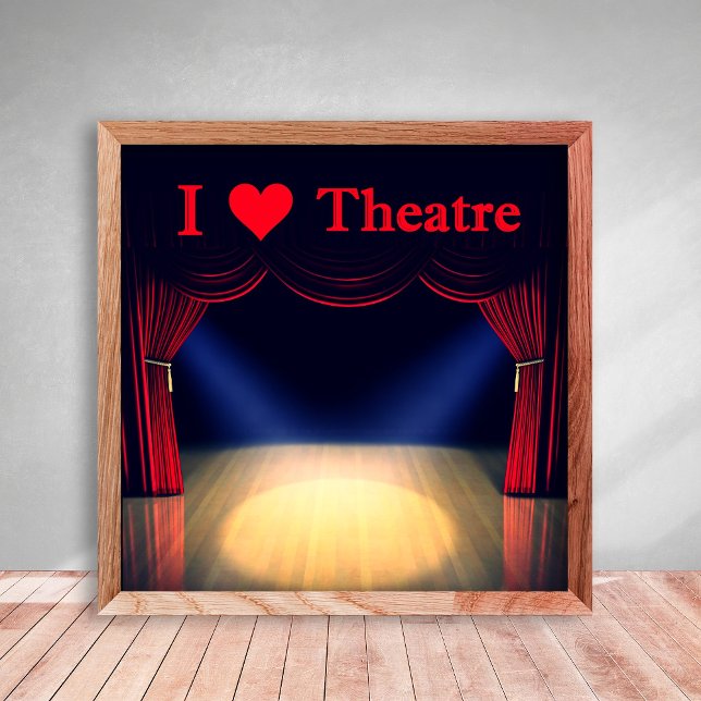 Affiches I Love Theatre (Créateur téléchargé)
