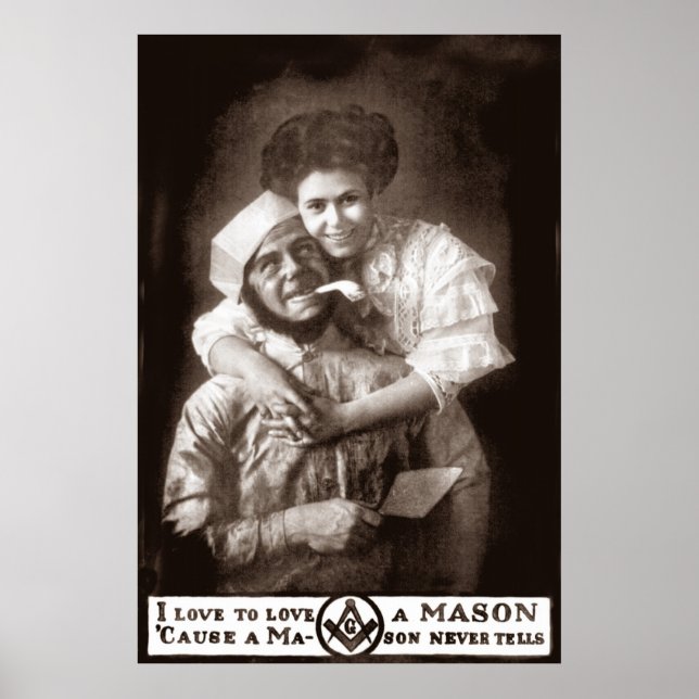 Affiches I Love to Love a Mason, 1908 (Devant)