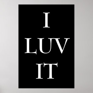 AFFICHES I LUV IL