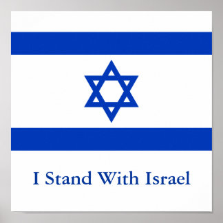 Affiches I Stand with Israel