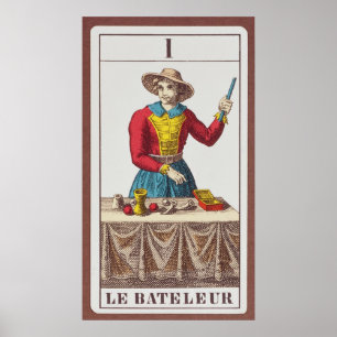Affiches I The Magician, sept cartes tarot