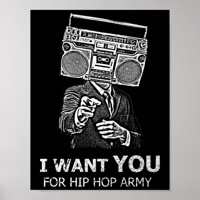 Affiches I want you for hip-hop army (Devant)