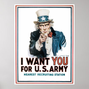 Affiches I Want You ~ Uncle Sam