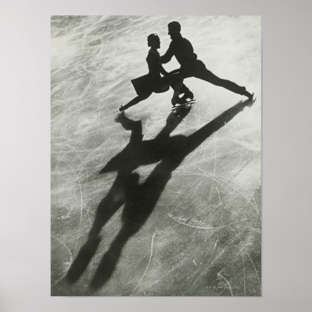 Affiches Ice skating Couple (Devant)
