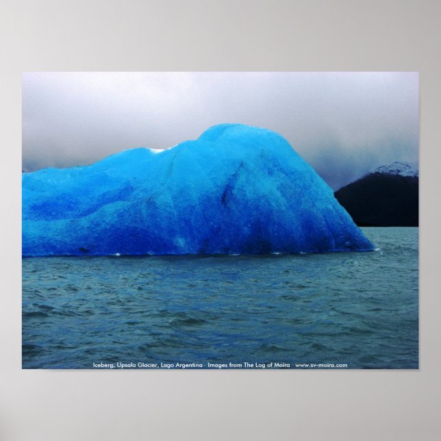 Affiches Iceberg, Glacier Upsala, Lago Argentina (Devant)