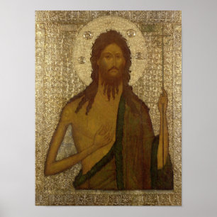 Affiches Icône de St John le précurseur