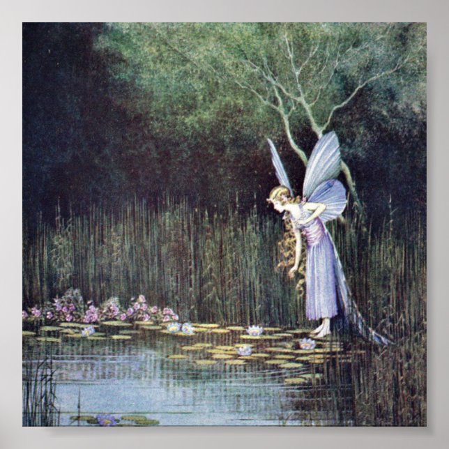 Affiches Ida Rentoul Imprimer - Réflexion (Devant)