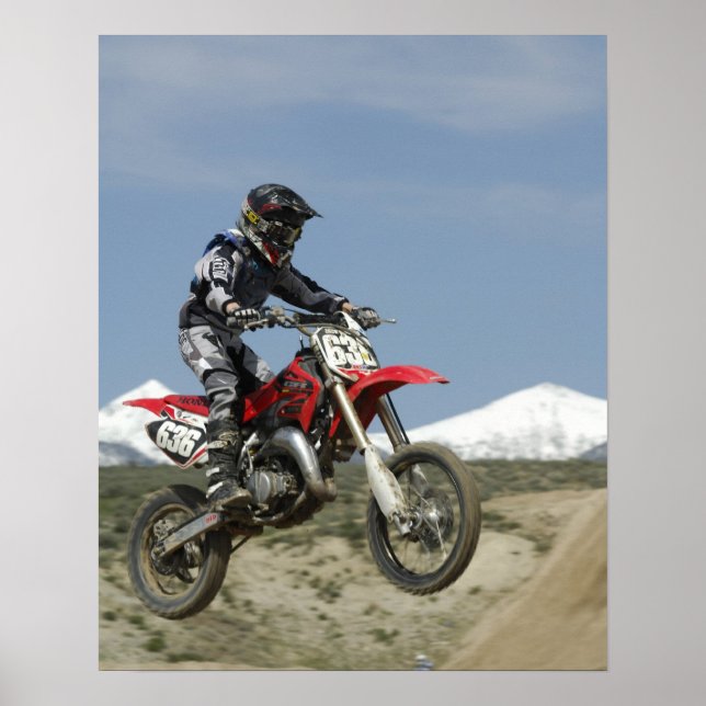 Affiches Idaho, course de motocross, course de moto (Devant)