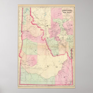 Affiches Idaho, Montana ouest