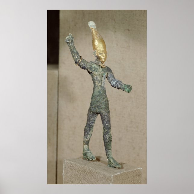 Affiches Idole du dieu Baal, d'Ugarit, Syrie (Devant)