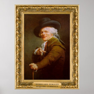 Affiches Ignorer les femmes, acquérir de la monnaie