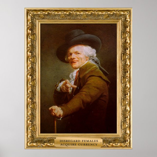 Affiches Ignorer les femmes, acquérir de la monnaie (Devant)