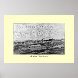 Affiches III Centenario-Don Quichotte de José Jiménez Arand