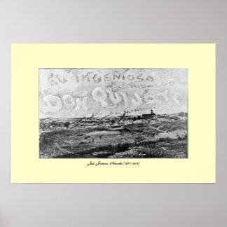Affiches III Centenario-Don Quichotte de José Jiménez Arand