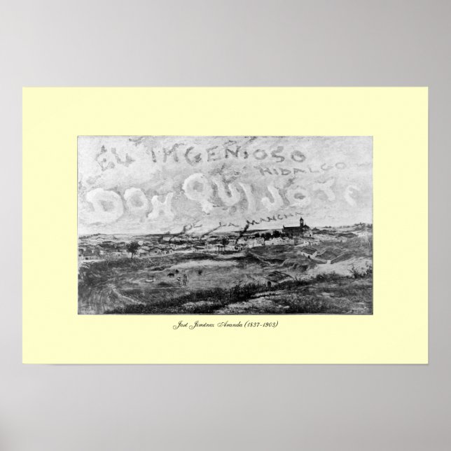 Affiches III Centenario-Don Quichotte de José Jiménez Arand (Devant)