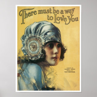 Affiches Il Doit Y Avoir Une Façon De Vous Aimer Vintage So
