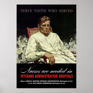 Affiches Il Faut Des Infirmières — 2ÈME GUERRE MONDIALE VA