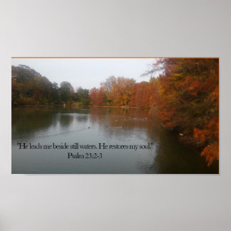 Affiches Il me dirige à côté de l'eau