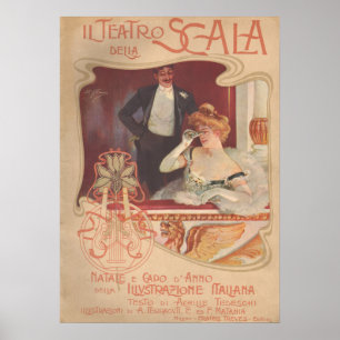 Affiches Il Teatro della Scala 1900