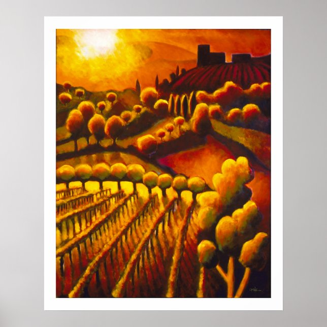 Affiches Il tramonto da Casa Memmo (Devant)