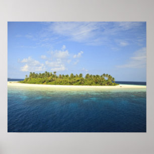 Affiches Île de Baughagello, Atoll de Huvadhoo Sud, 3