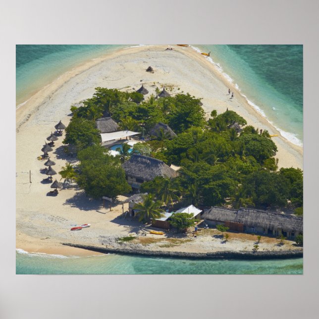 Affiches Île de la mer du Sud, îles Mamanuca, Fidji (Devant)