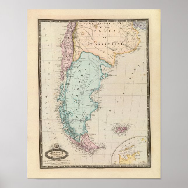 Affiches Île Falkland (Devant)