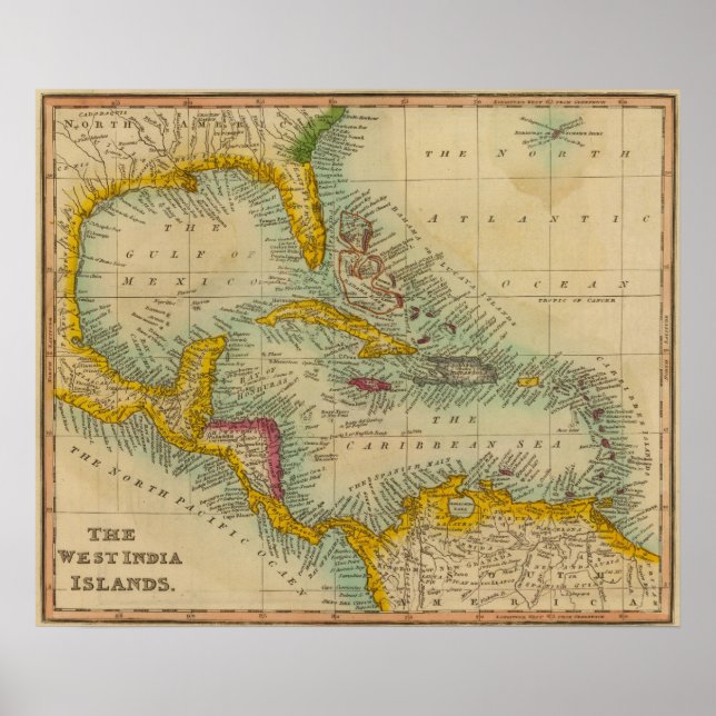 Affiches Îles de l'Inde occidentale 2 (Devant)