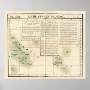 Affiches Îles Salomon Océanie aucuns 33