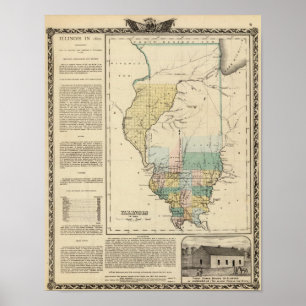 Affiches Illinois en 1822
