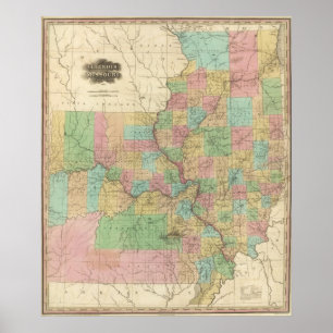 Affiches Illinois et Missouri