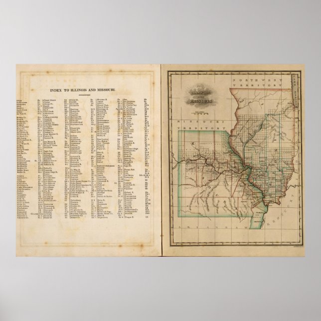 Affiches Illinois, Missouri (Devant)