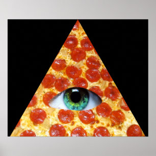Affiches Illuminati Pizza