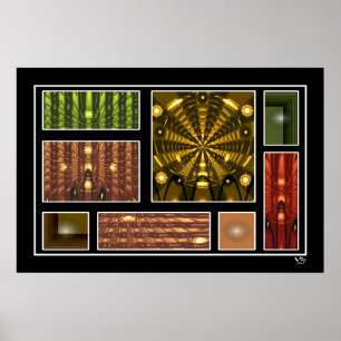 AFFICHES ILLUSION #05/P DE COULEUR