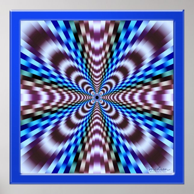 Affiches Illusion de vibration (Devant)